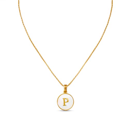 Image of Rubans Demi Fine Stainless Steel Alphabet Pendant CZ Gift for Women & Girls