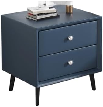 Modern Wooden Nightstand - 2-Tier Bedside Storage Cabinet for Home & Office, Stylish Night Stand Table with Drawer, Ideal for Bedroom & Living Room
