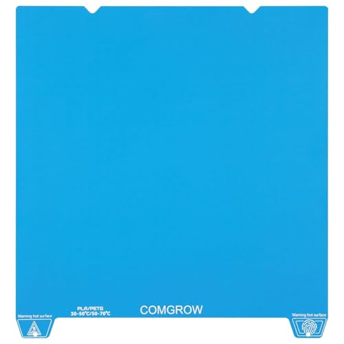 Comgrow ArcticGrip Aurora コールドビルドプレート Creality Ender 3 V3 SE/K1 SE/K1/K1C/Adventurer 5M 対応 3Dプリンタアクセサリ 235x235mm 両面つや消しバネ鋼板 超高密着性 室温造形対応