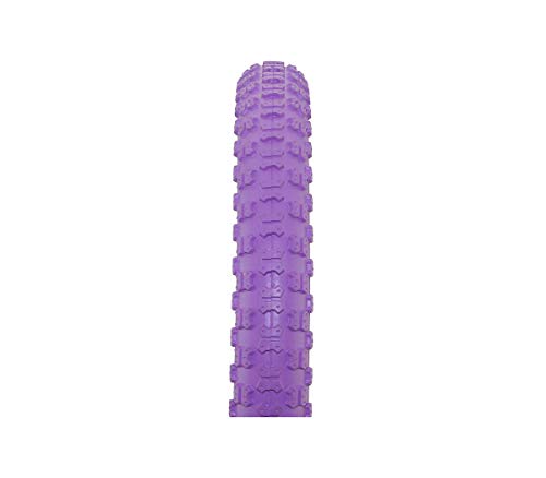Alta Bicycle Tire Duro 18" x 2.125" Comp 3 Thread Bike Tire, Multiple Colors (Purple)