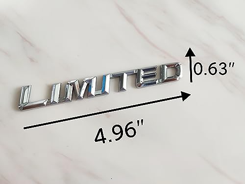 Image of 2X Metal Chrome Plated Decal Suitable for Fender Trunk (Silver)