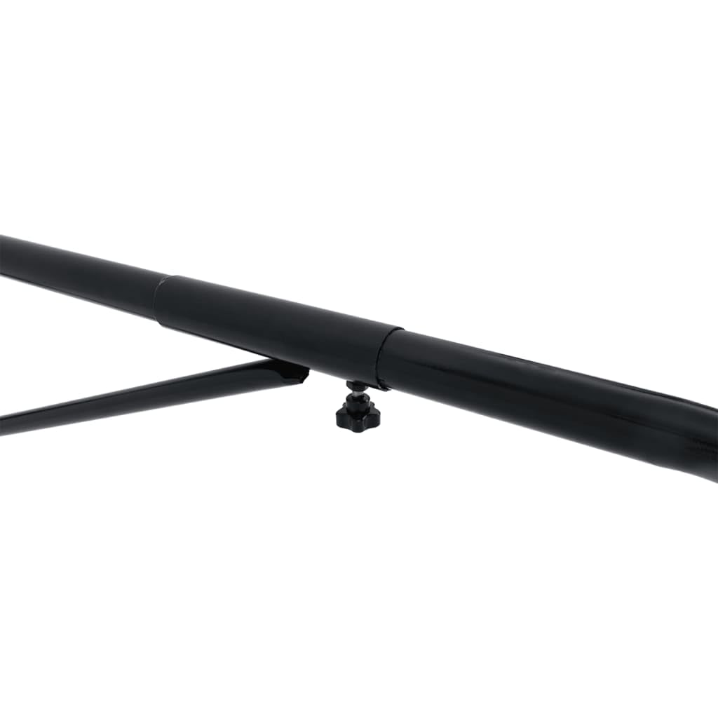 Soporte de manguera de montaje en pared, acero negro, giratorio