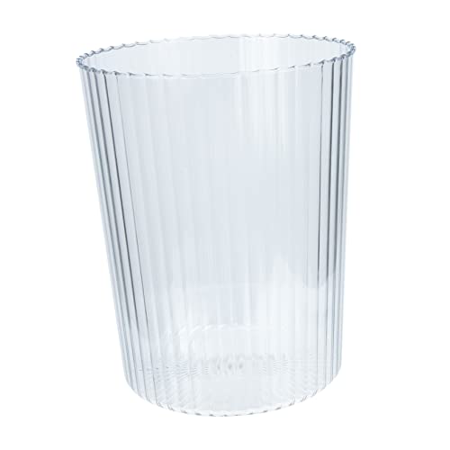 Caneca de basura rectangular transparente PRETYZOOM