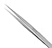 Excelta Three Star Utility Tweezers - Stainless Steel Straight Slender Fine Point Tip - 0.01 in Tip Width - 5.1 in Length - 0.01 in Thick - SS-S [PRICE is per EACH]