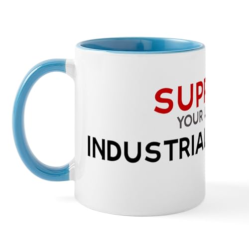 Taza de cerámica de 11 oz para ingeniero industrial miniatura 1