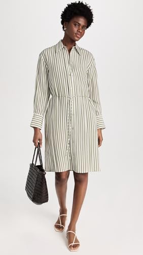 Image of Vince Women's Coast Stripe Short Shirt Dress