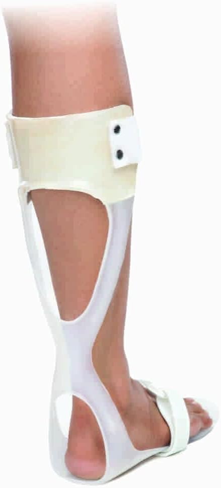 Viresa AFO Foot Drop Splint Support - Orthotics Ankle Foot Brace Stabilizer (Medium (Left)