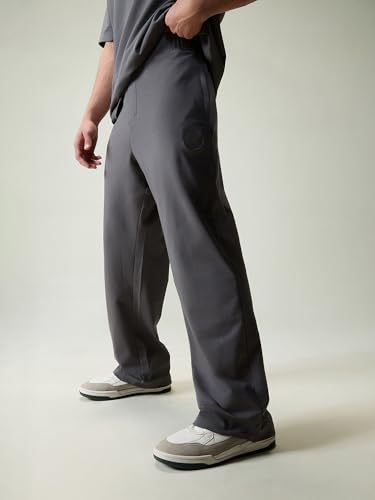 Image of CAVA Wide Leg Joggers for Men | High Waist Lounge Pants, Soft Cotton Terry, Relaxed Fit Sweatpants with Pockets