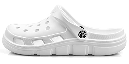 Image of PIMIO Garden Clogs for Women and Men,Slip On Work Shoes with Arch Support,Womens Mens Quick-Dry Water Shoes Casual Sandals,Comfortable Slippers