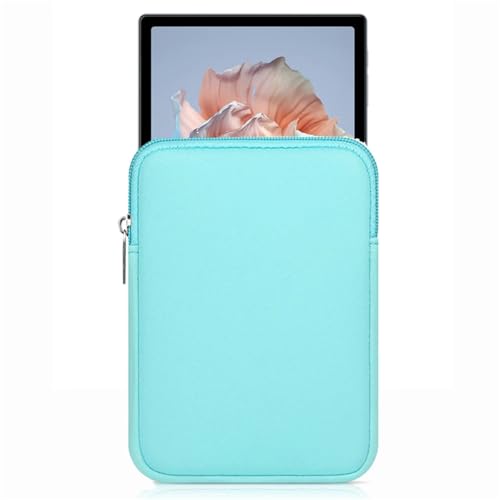 CNYUON Bolsa Protectora para Tableta Funda for Tableta Funda Suave Ereader Bolsa con Cremallera Bolsa Universal for Tableta de 8 ''(Green)