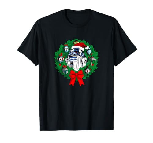 T-shirt Star Wars Noël R2-D2 pour soirée pyjama et réveillon geek