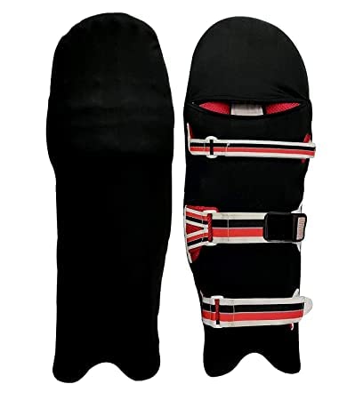 MSB SPORTS Cricket Leg Guard Pad Skin Cover/Outer Skin (1 Pair) (Black) (B0B77NMV96) Amazon Price History, Amazon Price Tracker
