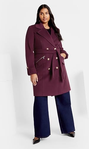 City Chic Women's Coat-Gillian3