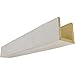 Ekena Millwork BMRS3C0100X060X264UN 3-Sided (U Rough Sawn Endurathane Faux Wood Ceiling Beam, 10"W x 6"H x 22