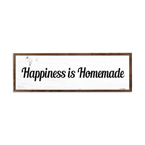 Cadre en bois vintage avec plaque murale littéraire haut de gamme