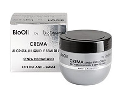 Bio Oil - Hair Cream with Liquid Crystals and Linseed for Restructure and Shine on Dry and Damaged Hair - Without rinse! 150ml by Bio Pharma