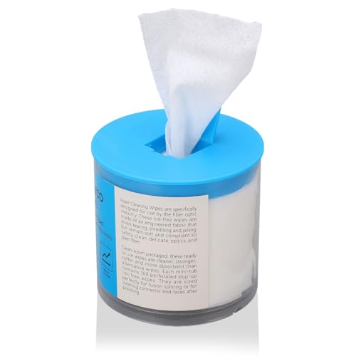 Lingettes fibre optique de nettoyage câble sans poussière pour raccordement FTTH