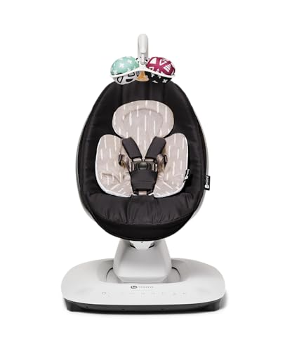 Image of 4moms RockaRoo and MamaRoo Infant Insert, Machine Washable, Soft, Plush Fabric, Reversible Design, Sand