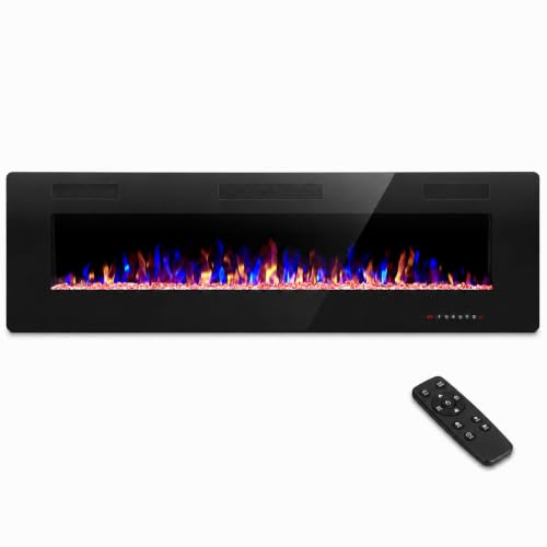 Image of GarveeTech 42inch Electric Fireplace Recessed and Wall Mounted