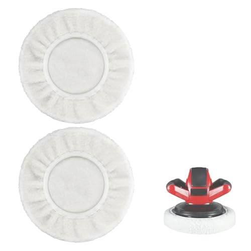 Carreneu LD73 Lammwoll-Polierhauben 2 Stück