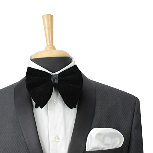 Image of PELUCHE Premium Black Bow tie for Men