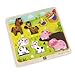 EUREKAKIDS Puzzle Mom And Baby Farm Animal Bambini da 2 a 4 Anni - Gioco Educativo - Puzzle
