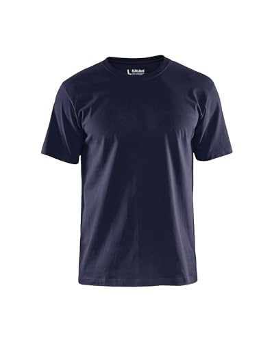 Camisetas de trabajo Blaklader 3602 de alta durabilidad en pack de 10 azul marino