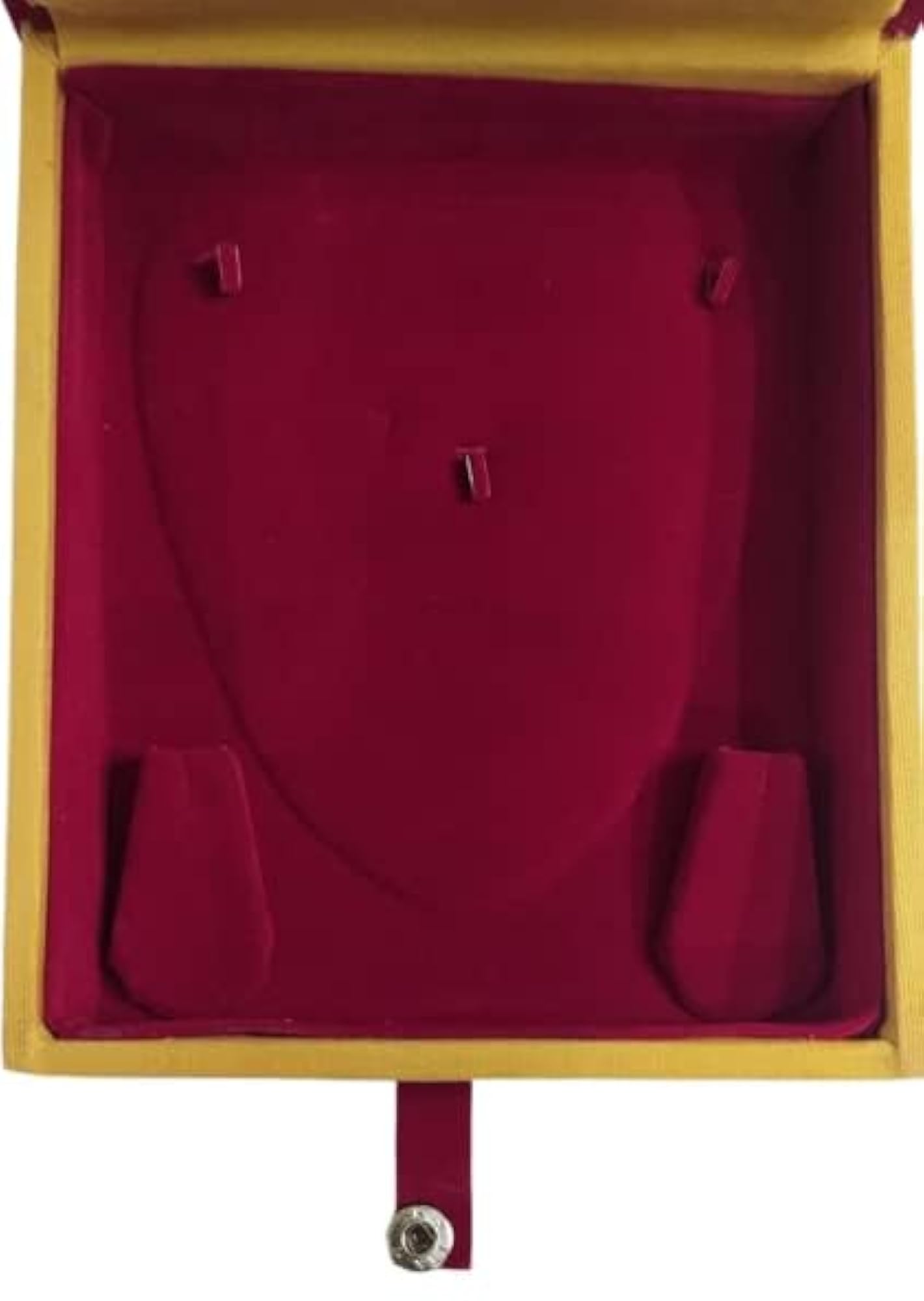 KGR Splash Wooden Velvet Jewellery Box for Necklaces