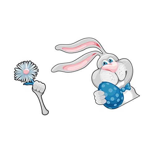 Gogogmee Decalques De Janela Decalques Para Caminhões Adesivos De Coelho Adesivos De Decalque De Coe