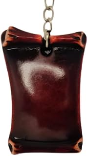 Keychain in the form of plain papyrus for keys or bags