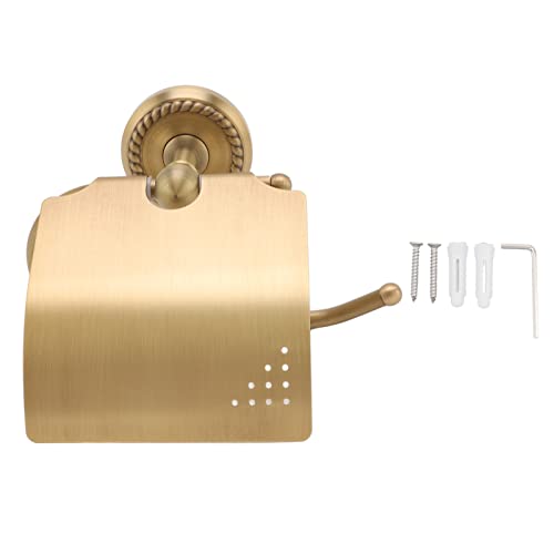 Cabide de Papel Higiênico Antigo, Suporte de Toalha de Papel Montado na Parede para Banheiro Com Proteção contra Corrosão, Toque Confortável, Aparência Requintada