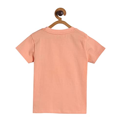 Image of miniklub Boys Green Printed Cotton T-Shirt