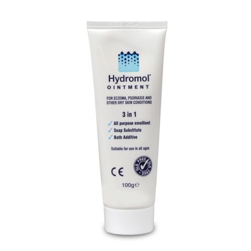 Hydromol Ointment - Intensive Emollient for Very Dry Itchy Skin- for Psoriasis Flare-Prone Eczema & Dermatitis - Helps Protect & Prevent Moisture Loss - 100g Tube