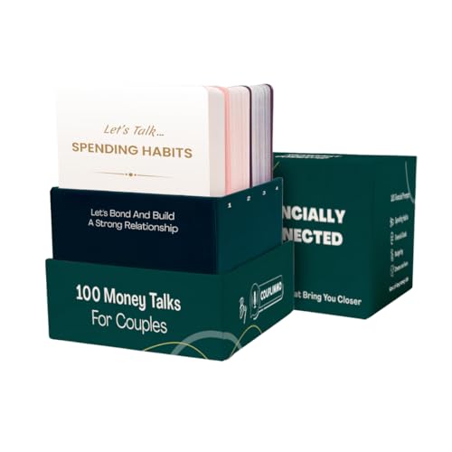 Couplimmo Financially Connected: Financial Conversation Starter Card Game for Couples | Engaging Date Night Game | Interactive Card Game | Newlyweds & Long-Term Relationships