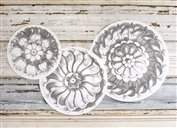 Hester & Cook Rosette Serving Papers/Set of 18, 6 each of 8 inch, 10 inch, 12 inch