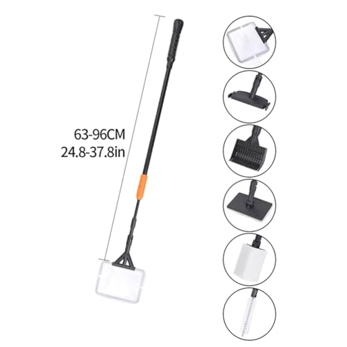 Grattoir à algues et kit d'outils de nettoyage d'aquarium complet - 7