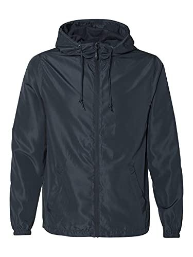 Independent Trading Co. - Lightweight Windbreaker Full-Zip Jacket - EXP54LWZ - 2XL - Classic Navy2