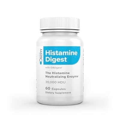 Omne Diem DAO 30,000 HDU - 60 Caps - Histamine Neutralizing Enzyme - Relieve Histamine Intolerance with Diamine Oxidase - The Original Tested DAO Enzyme Supplement