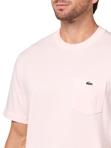 Image of Lacoste Men's Cotton T-shirt with Breast Pocket