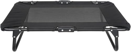 GEBYUIペットベッド 犬用折りたたみキャンプベッド 中型犬・大型犬用夏用犬用ベッド 猫用ベッドも兼用のペット用アウトドア用品 折りたたみ式で地面から離れた場所に設置可能な防湿防水耐摩耗性耐傷性オールシーズン対応ベッド?