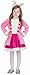 Rubie's 12463-104 - Costume da Coniglio Rosa per Bambini, Taglia 104, Multicolore