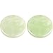 Eyelash Extension Jade Stone Glue Lashes Jade Stone Adhesive Pallet Fake Eye Lash Base 2 Inch (2 Packs)