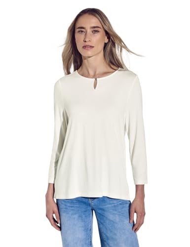 T-Shirt en Jersey Femme Street One : le haut basique à col rond et manches courtes
