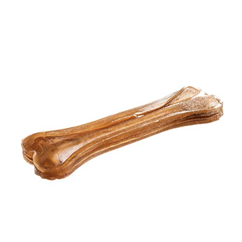 Bontoy Hundekauknochen I 20 Stück x 12 cm I Naturprodukt aus Reiner Rinderhaut I proteinreich und gut für die Kaumuskulatur ihres Hundes
