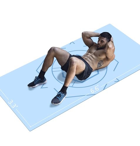LaiEr Yoga Matte Extra Größe TPE Übungsmatte für Männer...