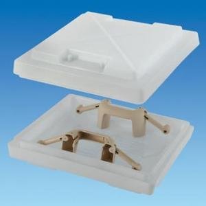MPK Rooflight dome with handles 320mm x 360mm white
