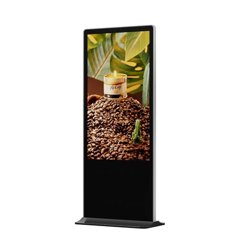 KIMEX - Vídeo tem - 55 pulgadas - Resolución Full HD - Brillo de 500 cd / m² - Duración de funcionamiento 24 horas/7 años - Uso interior - Cámara integrada - 161-5500C