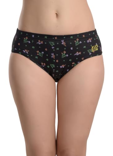 Image of Panty Set for Women | Printed Mid Waist Cotton Panties for Women Combo | Hipster Briefs | Soft Breathable Innerwear for Women | Ladies Innerwear | Pack of 5
