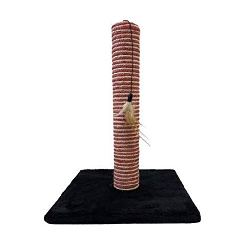Rascador para gatos Midlee Candy Cane con juguete pluma miniatura 2