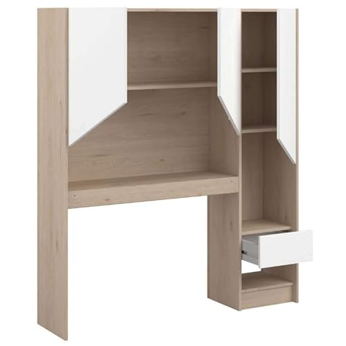 Miroytengo Pack Muebles Child Dormitorio Juvenil Completo en Color Roble Jackson y Blanco Mate - imagen 6